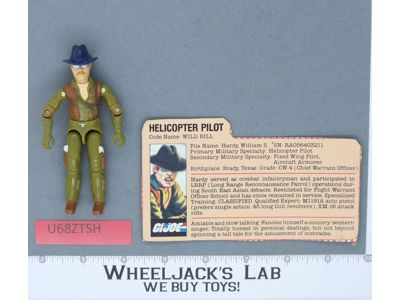Wild Bill V1 100% Complete G.I. Joe 1983 Hasbro Vintage Action Figure