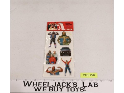The A-Team Puffy Stickers 1983 Stephen Cannell Productions