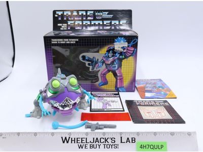 Gnaw Sharkticon 100% Complete W/Box G1 Transformers 1986 Vintage Figure