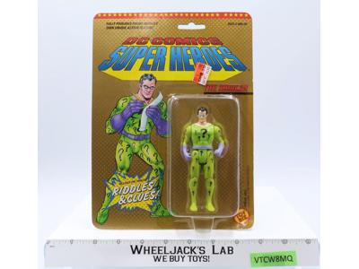 The Riddler RIDDLES & CLUES Super Heroes DC Comics 1989 MOSC Vintage Toybiz