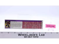 Flywheels Action Figure Tech Spec 1987 Vintage Hasbro G1 Transformers