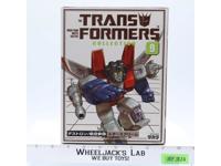 Starscream #9 Collection TFC Transformers G1 Reissue 2002 Takara NEW MISB SEALED