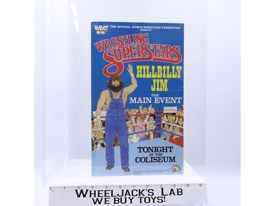 Hillbilly Jim Original Poster 1985 WWF LJN Wrestling Vintage