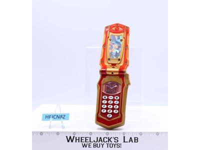 Gold Mystic Force Morpher Electronic Flip Phone Power Rangers 2005 Bandai Works