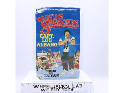 Capt. Lou Albano Original Poster 1985 WWF LJN Wrestling Vintage