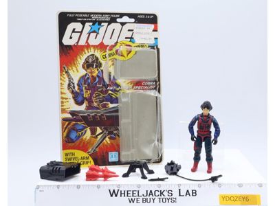 Scrap-Iron V1 100% Complete 32 Cardback 1984 G.I. Joe Hasbro Vintage Figure