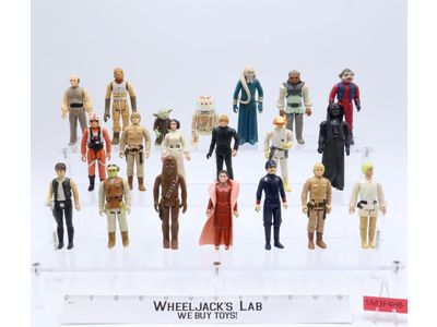 Lot of 20 (#12) Star Wars 1970s-1980s Kenner Vintage Action Figures
