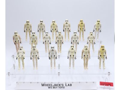Lot of 18 Star Wars Imperial Stormtroopers 1980s Kenner Vintage Action Figures