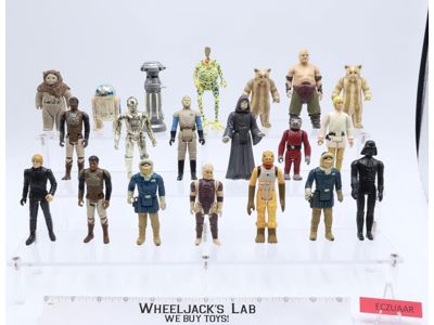 Lot of 20 (#1) Star Wars 1970s-1980s Kenner Vintage Action Figures