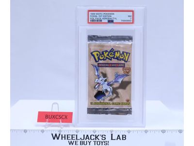 Aerodactyl Foil Pack 1999 Fossil 1st Edition PSA GRADED 7 NM Pokemon Card