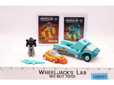 TFC-20 Targetmaster Kup & Wheelie 100% Complete Takara REISSUE Transformers NM