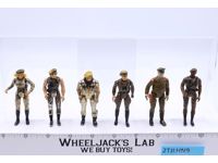Lot of 6 Eagle Force 1981 Mego Die-Cast Vintage Action Figures