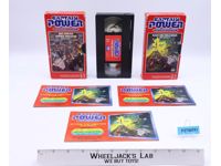 Lot of 3 Captain Power Interactive VHS Tapes 1987 Mattel Vintage