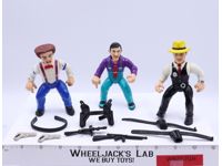Lot of 3 Dick Tracy 1990 Playmates Vintage Action Figures + Accessories