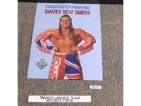 WCW Collector's Portrait #20 Davey Boy Smith The British Bulldog Vintage Poster
