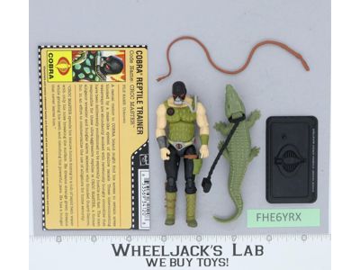 Croc Master v3 100% Complete G.I Joe 25th Anniversary 2008 Hasbro Action Figure