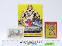 SET 1-88 Trading Cards 21 Stickers w/ Box He-Man MOTU 1984 Mattel Topps Vintage