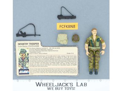 Footloose V1 100% Complete G.I. Joe 1985 Hasbro Vintage Action Figure