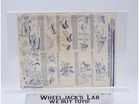 Combat Jet Skystriker (XP-14F) 1983 ORIGINAL Instructions Blueprints G.I. Joe