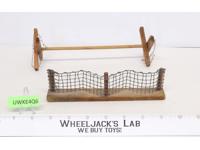 Barbed Wire Fence Pole Wood Elastolin Toy Soldiers WWI Germany Vintage