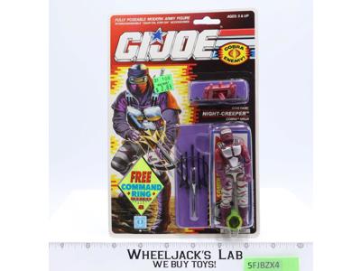 Night Creeper GI Joe 1990 Hasbro Vintage Action Figure NEW MOSC SEALED