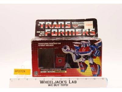Smokescreen W/ BOX 100% Complete 1985 Vintage Hasbro G1 Transformers Action Fig
