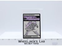 Astrotrain Instruction Manual Booklet 1985 Hasbro G1 Transformers