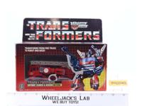 Inferno 100% Complete Boxed UNUSED STICKERS 1985 Action Figure G1 Transformers