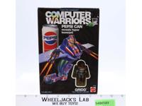 Pepsi Can W/Gridd Computer Warriors 1989 Mattel Vintage Action Figure NEW SEALED