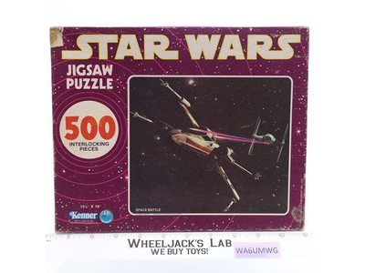 Space Battle Star Wars 1977 Kenner 15.5x18 500 Piece Jigsaw Puzzle NEW SEALED