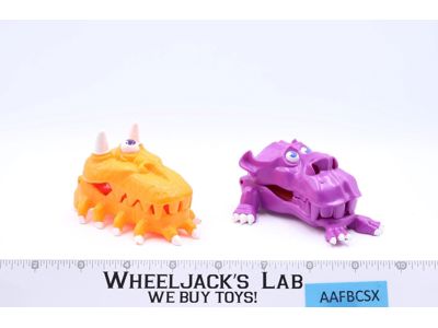 Mini Ghost Traps Orange & Purple 100% Complete 1987 Ghostbusters Vintage Figures