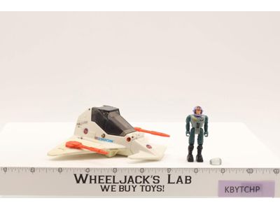 StarWolf W/ Tom Waldron 100% Complete Starcom 1986 Coleco Action Figure Vehicle