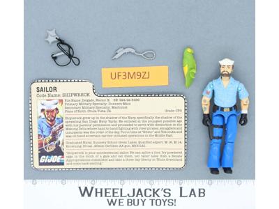 Shipwreck V1 100% Complete G.I. Joe 1985 Hasbro Vintage Action Figure