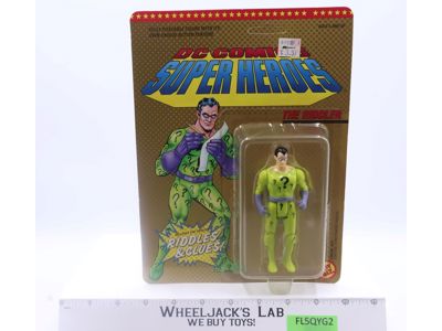 The Riddler RIDDLES & CLUES Super Heroes DC Comics 1989 MOSC Vintage Toybiz