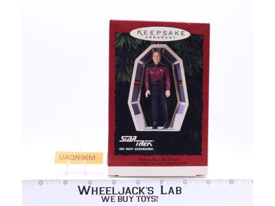 Captain Jean-Luc Picard Star Trek Keepsake Ornament 1995 Hallmark MIB