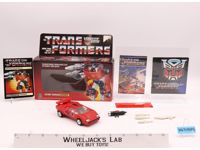 Sideswipe 100% Complete W/BOX & INSERT 1985 Vintage Hasbro G1 Transformers