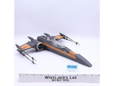 Poe's X-Wing Fighter 100% Complete Star Wars Force Awakening 2015 Hasbro Vehicle