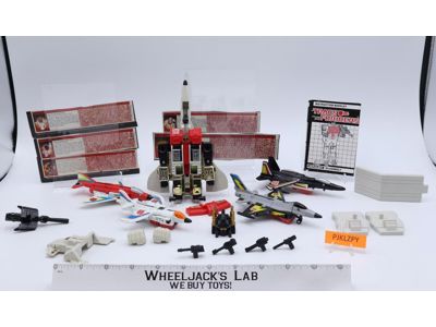 Superion Aerialbots Set 100% Complete Vintage 1986 G1 Transformers Hasbro