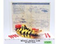 Tiger Fish 100% Complete GI Joe Tiger Force 1989 Hasbro Vehicle Action Figure