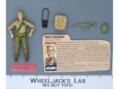 Duke V1 MAIL AWAY 100% Complete G.I. Joe 1983 Hasbro Vintage Action Figure