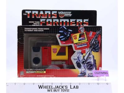 Blaster 100% Complete W/Box 1985 Vintage Hasbro G1 Transformers Action Figure