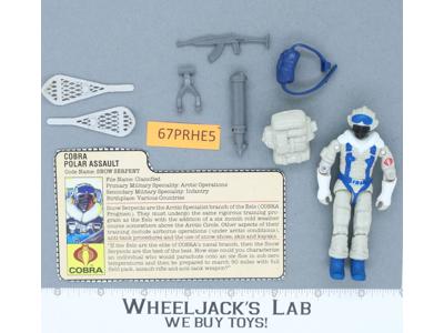 Snow Serpent V1 100% Complete G.I. Joe 1985 Hasbro Vintage Action Figure