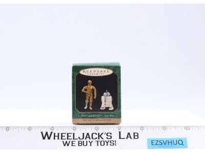 C-3PO & R2-D2 Star Wars 1997 Hallmark Keepsake Christmas Ornament MIB