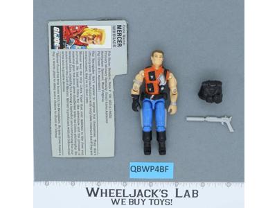 Mercer V1 100% Complete 1987 G.I. Joe Hasbro Vintage Action Figure