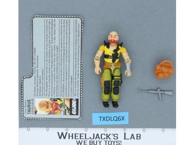 Taurus V1 100% Complete G.I. Joe 1987 Hasbro Vintage Action Figure