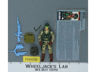 Recoil V1 100% Complete G.I. Joe 1989 Hasbro Vintage Action Figure