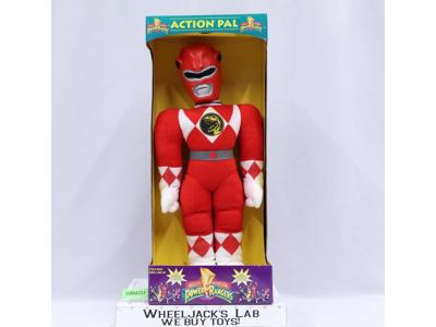 RED Mighty Morphin Power Ranger Plush Doll 18" Saban Toys 1993 Figure MIB NEW