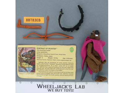 Splinter SOFT HEAD Teenage Mutant Ninja Turtles TMNT 1988 Vintage Playmates
