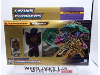 Roadblock Ultra Pretenders 100% Complete W/BOX & INSERT G1 Transformers Vintage