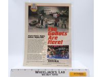 The GoBots Are Here! Advertisement Playthings February 1984 Vintage